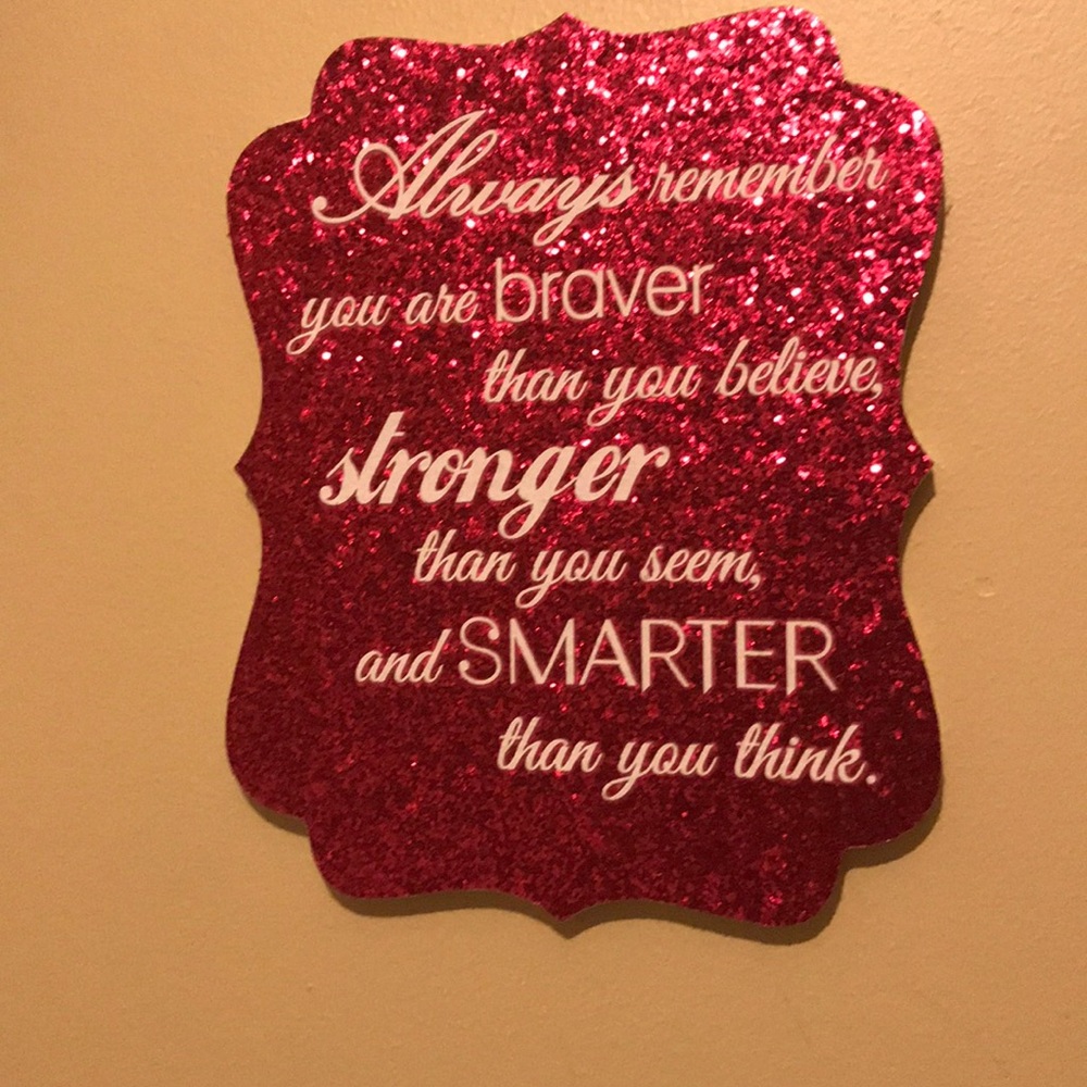 Pink sparkly poem